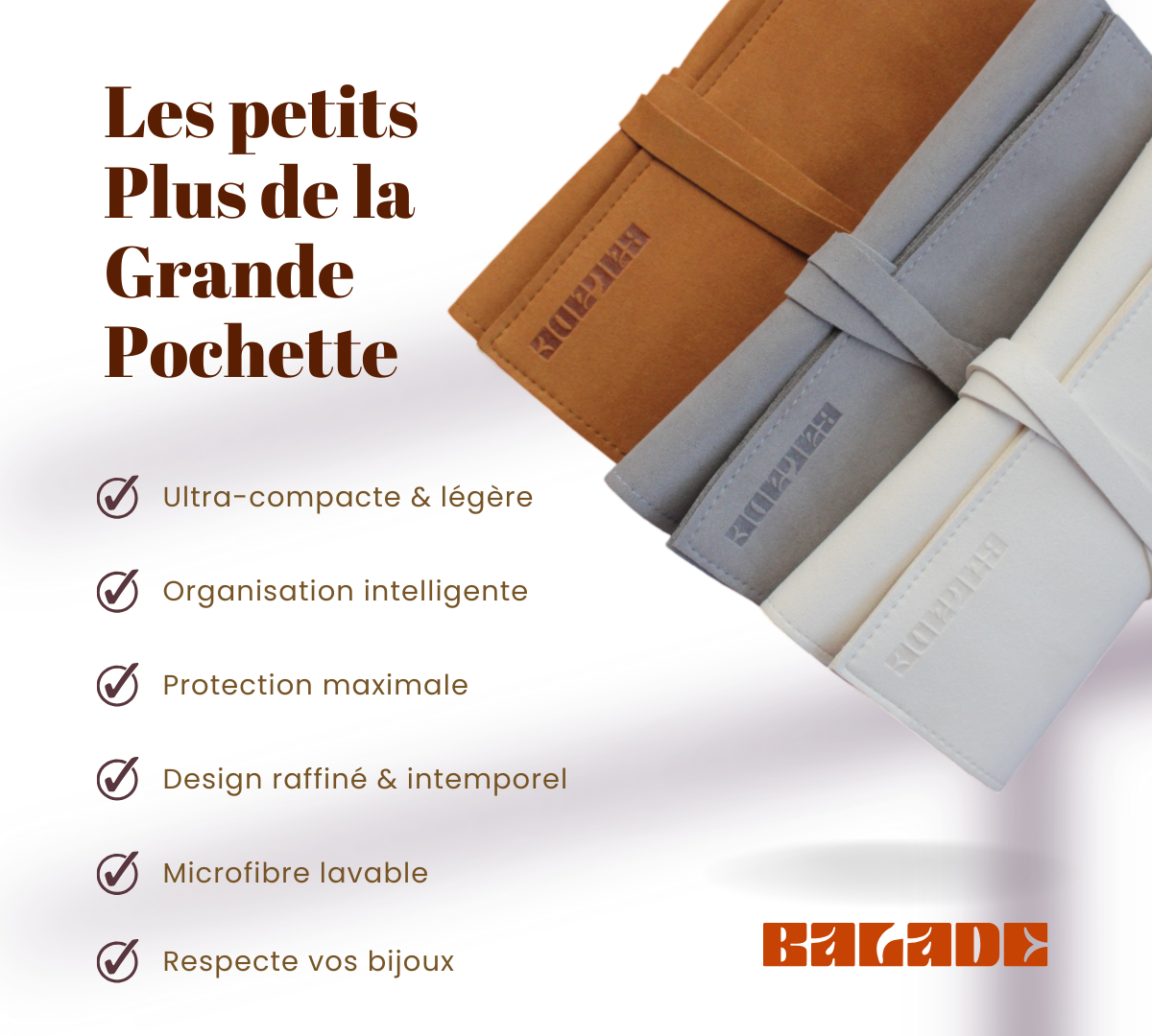 La Pochette de voyage à bijoux - BALADE